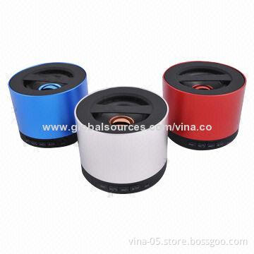 Mini Multifunction Bluetooth Speakers with Microphone Handsfree Function, Metal Sense Design